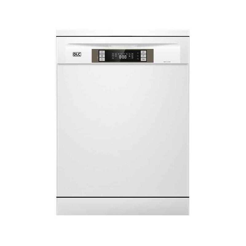 DLC 14 P/S Free Standing Dishwasher, White.