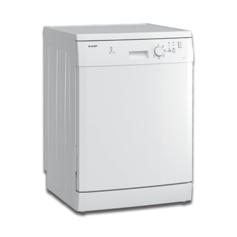 ARCELIK 6355TS Full Size Free Standing Dishwasher, Silver.