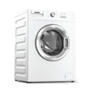 ARCELIK AWX7611BCW Front Loading Washing Machine 1200 RPM 7KG, White with Chrome Door.