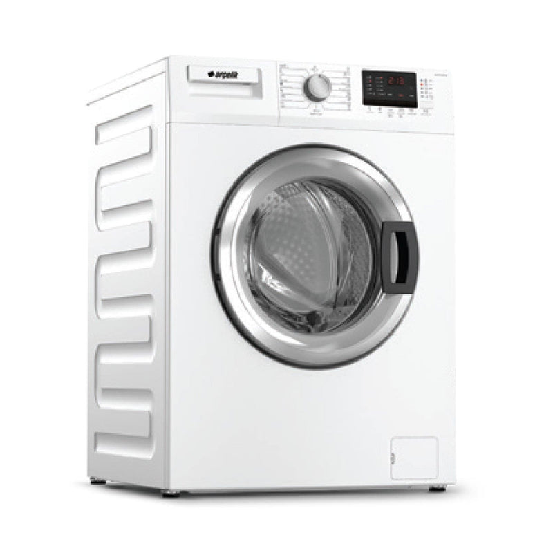 ARCELIK AWX7612BCW Front Loading Washing Machine 1200 RPM 7KG, White with Chrome Door.